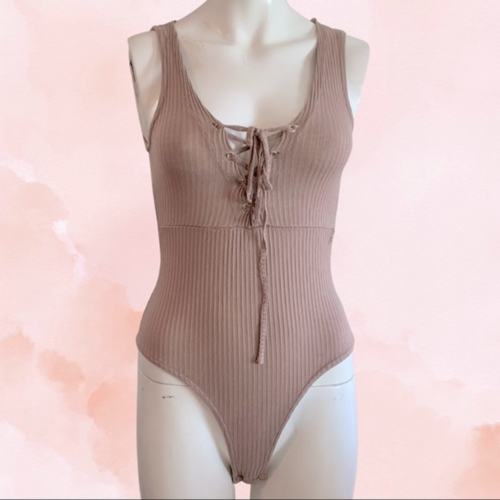 Iris Lace-Up Bodysuit